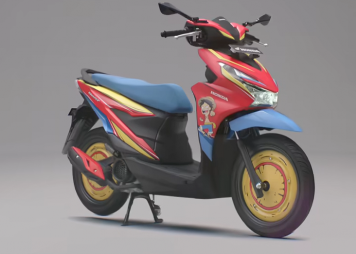 Versi Honda Beat One Piece Siap Berlayar, Hasil Kolaborasi Tahilalats dan Astra Honda Motor