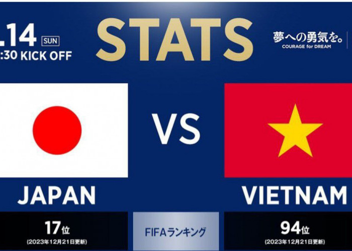 Piala Asia 2023: Jepang vs Vietnam 14 Januari 2024, Prediksi, Head to Head Serta Siaran Langsung