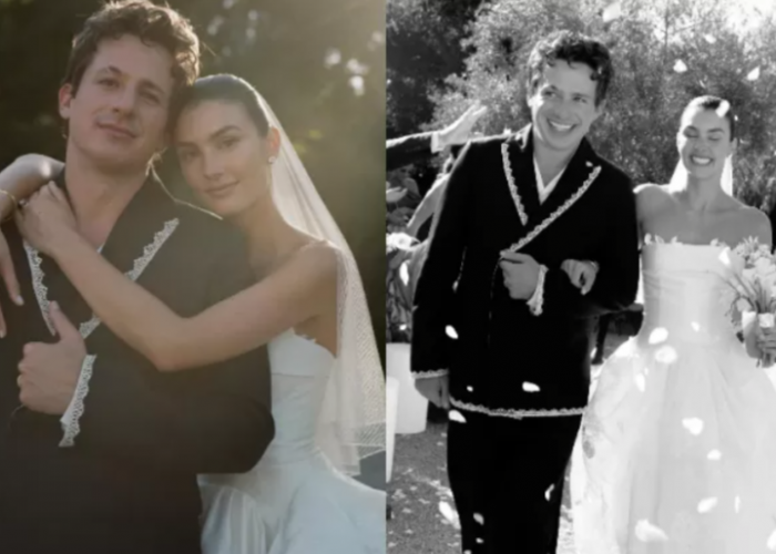 Happy Wedding! Charlie Puth dan Brooke Sansone Resmi Menikah