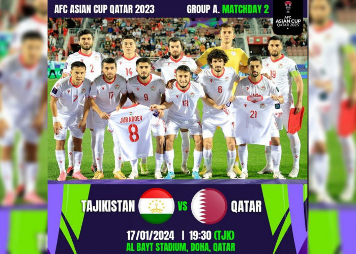 AFC Cup 2023: Tajikistan vs Qatar 17 Januari 2024, Prediksi, Head to Head Serta Line-up