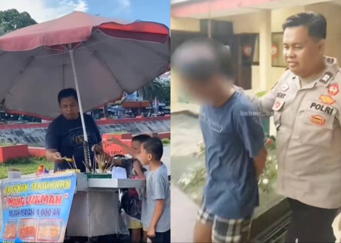 Viral! Anggota Intel Ini Nyamar Jadi Penjual Jajanan Sekolah Tuai Sorotan Netizen