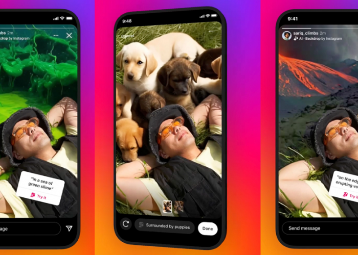 Keren! Instagram Hadirkan Tools AI Backdrop untuk Ganti Background di Fitur Stories