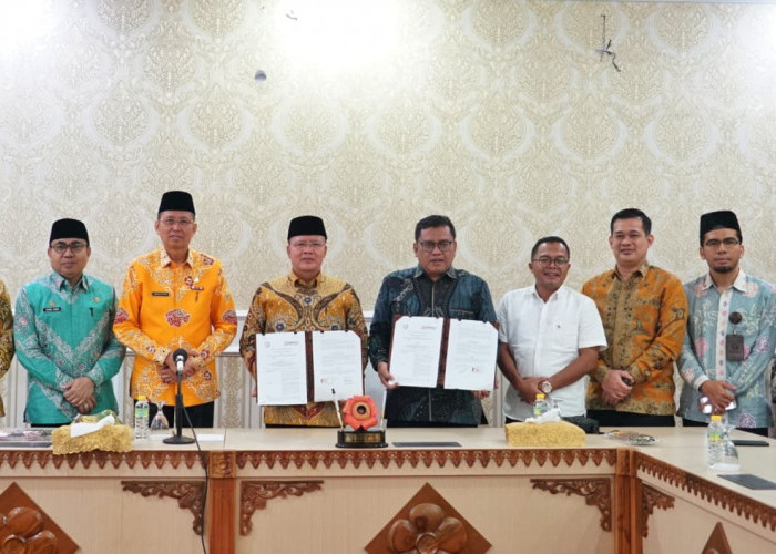 Realisasi Pajak Kendaraan Bermotor Tertinggi Nasional, Gubernur Teken Naskah Perjanjian Hibah Daerah untuk Tahapan Pemilu 