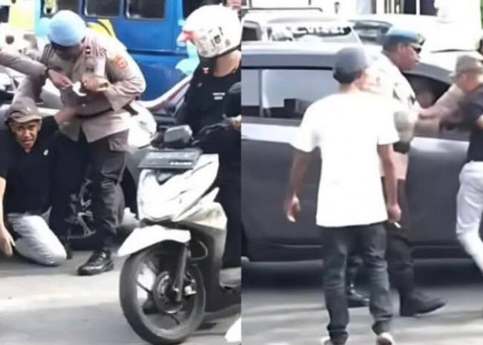 Viral! Oknum Polisi Diduga Banting dan Pukul Pengemudi Mobil Gegara Tak Terima saat Ditegur