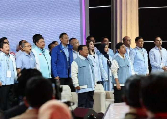 Wajah Baru Pendukung Prabowo-Gibran yang Hadir di Final Debat Capres 2024 