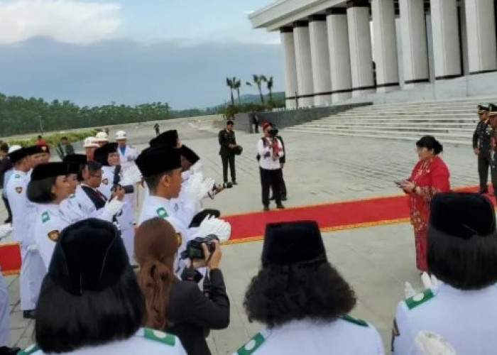 Upacara Hari Proklamasi Kemerdekaan RI di IKN, Paskibraka Tingkat Pusat Terbagi Dua Tim